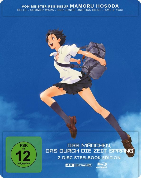 Produktbild: Das M&auml;dchen, das durch die Zeit sprang - Steelbook (4K Ultra HD) (+ Blu-ray)