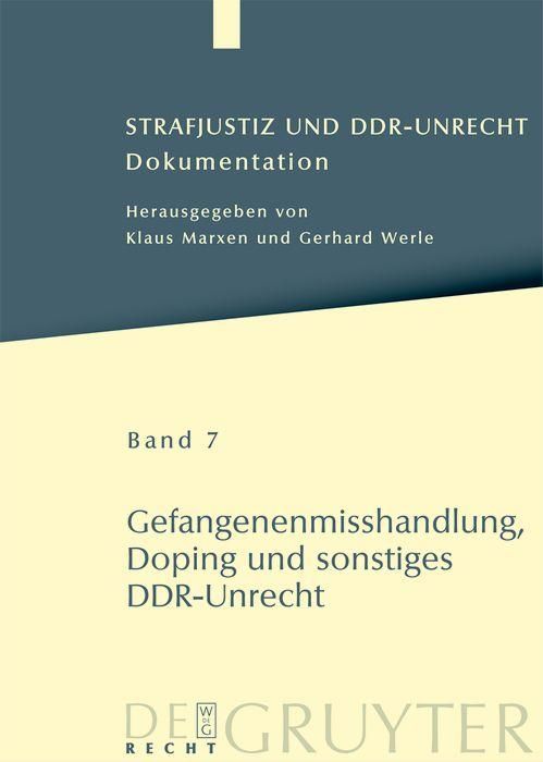 Produktbild: Gefangenenmisshandlung, Doping und sonstiges DDR-Unrecht