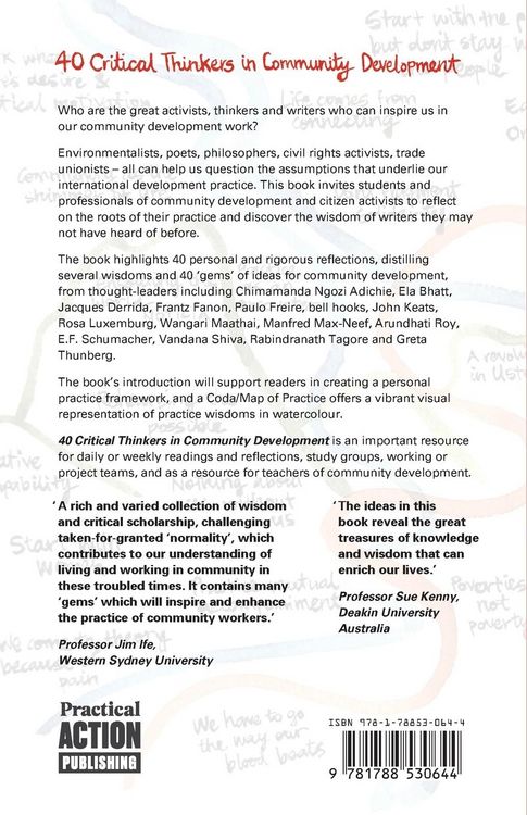 Produktbild: 40 Critical Thinkers in Community Development
