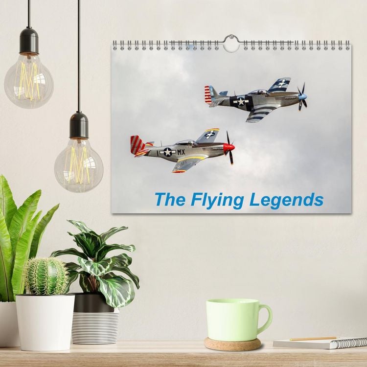 Produktbild: The Flying Legends (Wall Calendar 2026 DIN A4 landscape), CALVENDO 12 Month Wall Calendar