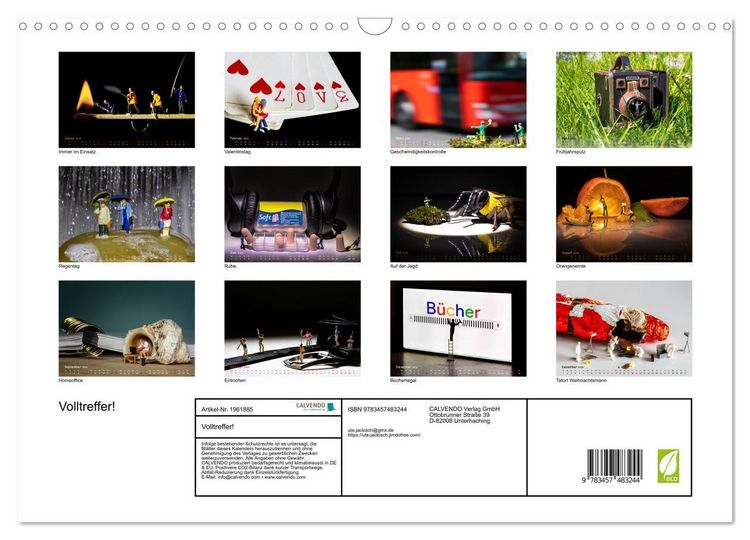 Produktbild: Volltreffer! (Wandkalender 2026 DIN A3 quer), CALVENDO Monatskalender