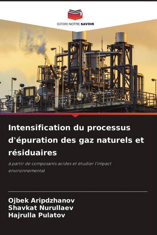 Produktbild: Intensification du processus d'&eacute;puration des gaz naturels et r&eacute;siduaires