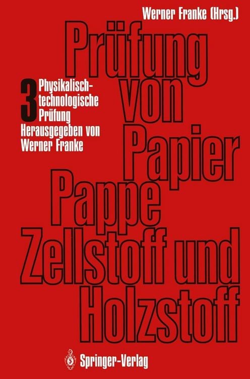 Produktbild: Pr&uuml;fung von Papier, Pappe, Zellstoff und Holzstoff