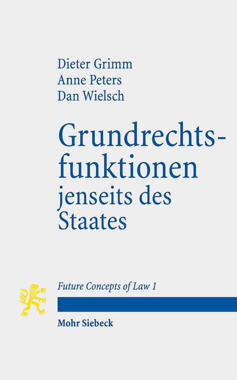 Produktbild: Grundrechtsfunktionen jenseits des Staates