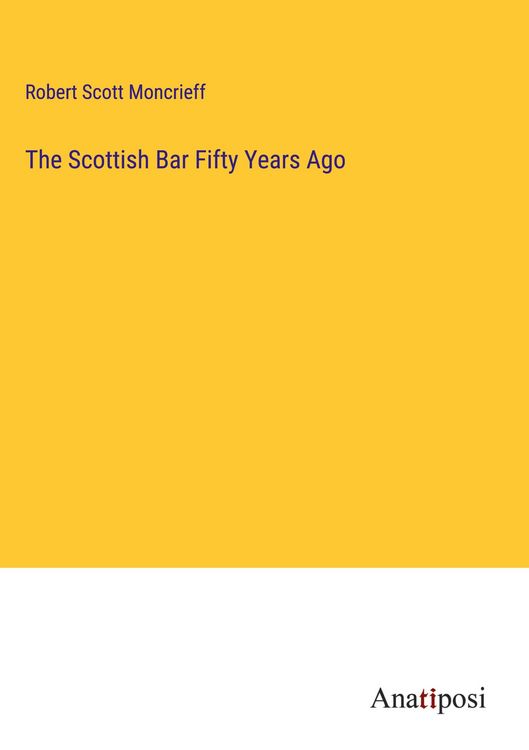 Produktbild: The Scottish Bar Fifty Years Ago