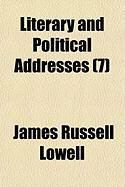Produktbild: Literary and Political Addresses (7)