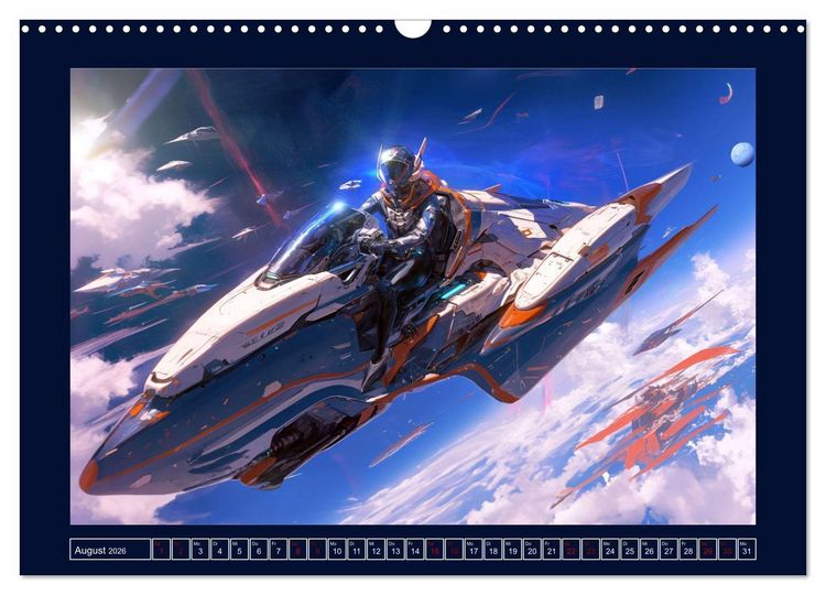 Produktbild: Interstellare Helden (Wandkalender 2026 DIN A3 quer), CALVENDO Monatskalender