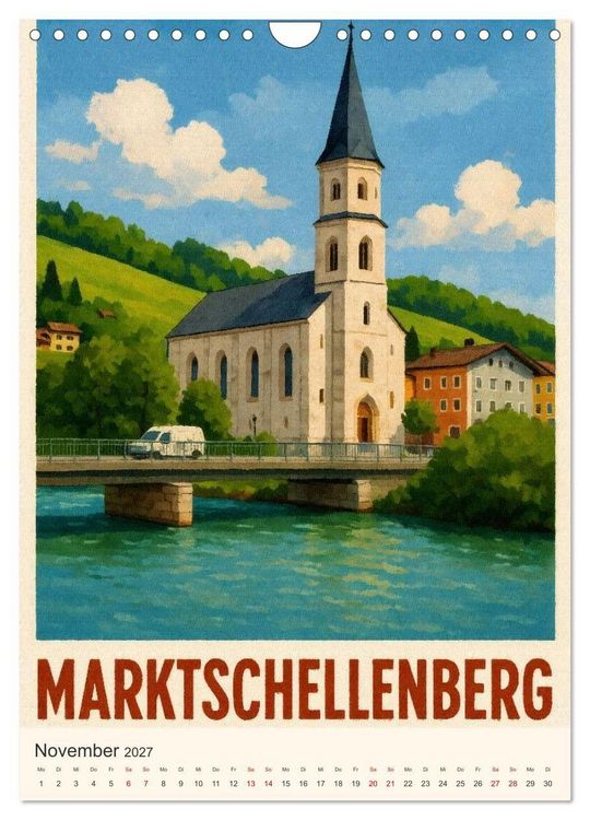 Produktbild: Alpine Impressionen Berchtesgadener Land (Wandkalender 2027 DIN A4 hoch), CALVENDO Monatskalender