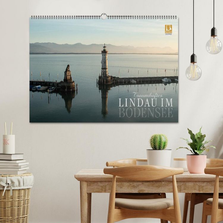 Produktbild: Traumhaftes Lindau im Bodensee (Wandkalender 2026 DIN A2 quer), CALVENDO Monatskalender