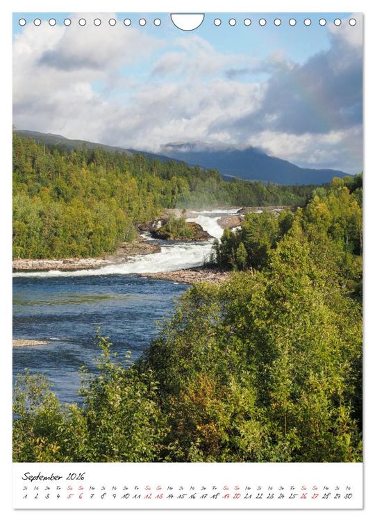 Produktbild: Norwegen - Das Land der Berge, Fjorde und Wasserf&auml;lle (Wandkalender 2026 DIN A4 hoch), CALVENDO Monatskalender