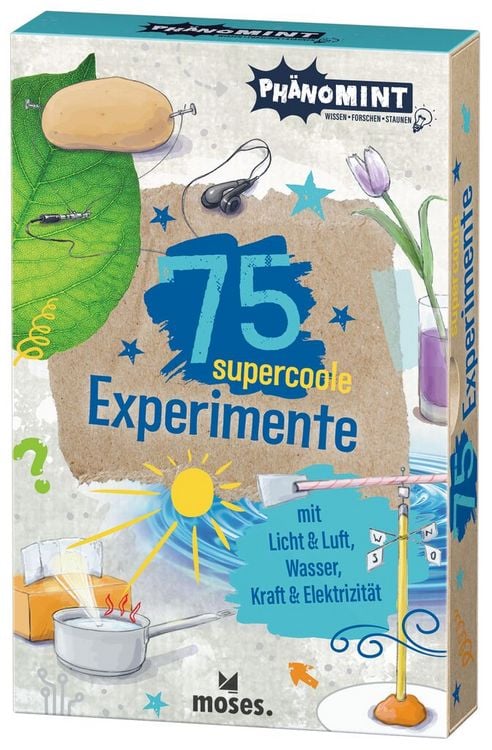 Produktbild: Ph&auml;noMINT 75 supercoole Experimente mit Licht & Lu