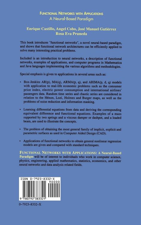 Produktbild: Functional Networks with Applications