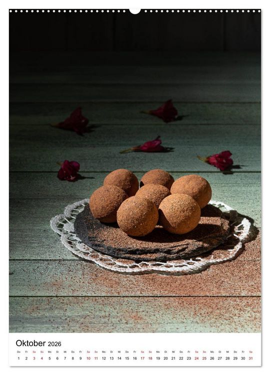 Produktbild: Leckereien - Food art (hochwertiger Premium Wandkalender 2026 DIN A2 hoch), Kunstdruck in Hochglanz