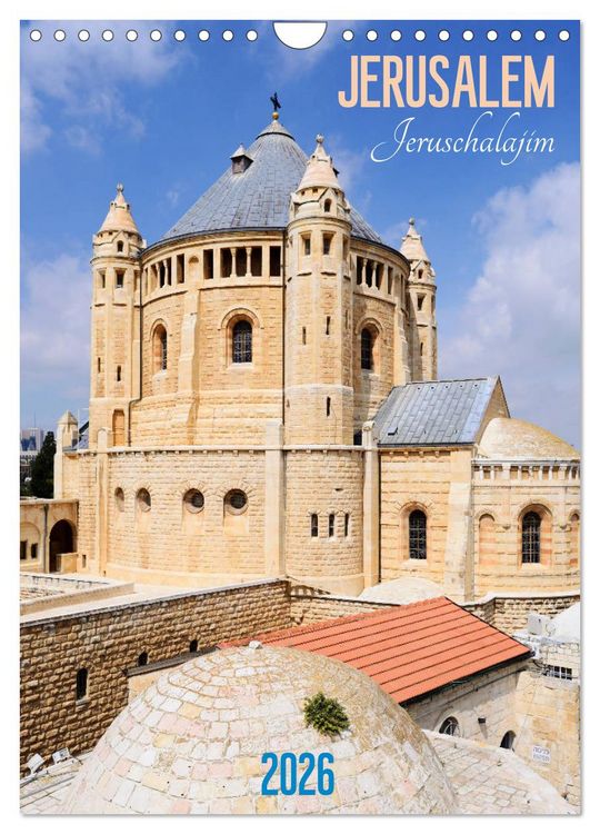 Produktbild: Jerusalem - Jeruschalajim (Wandkalender 2026 DIN A4 hoch), CALVENDO Monatskalender