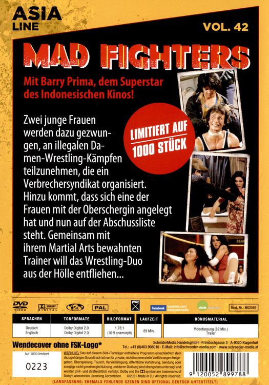 Produktbild: Asia Line: Mad Fighters - Limitiert auf 1000 St&uuml;ck