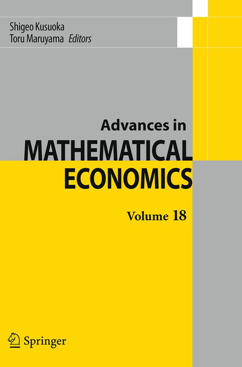 Produktbild: Advances in Mathematical Economics Volume 18