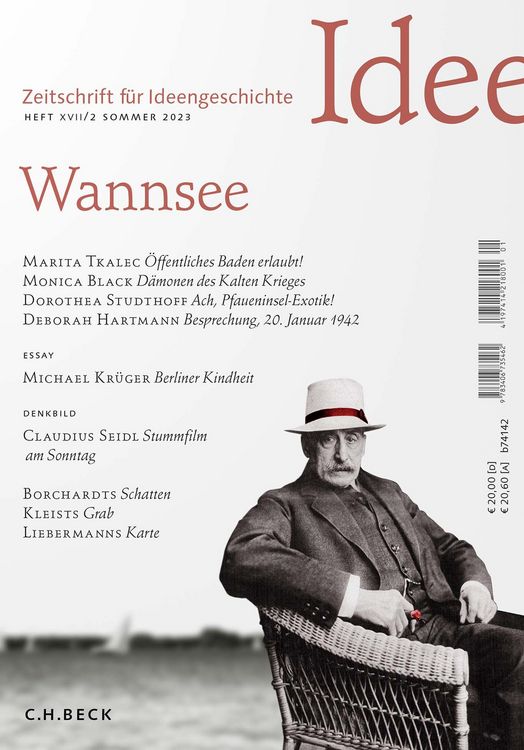 Produktbild: Zeitschrift f&uuml;r Ideengeschichte Heft XVII/2 Sommer 2023