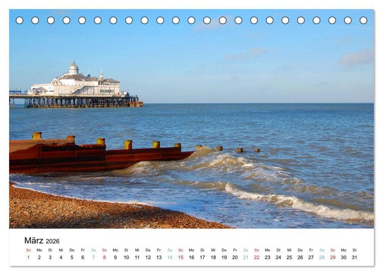 Produktbild: East Sussex (Tischkalender 2026 DIN A5 quer), CALVENDO Monatskalender
