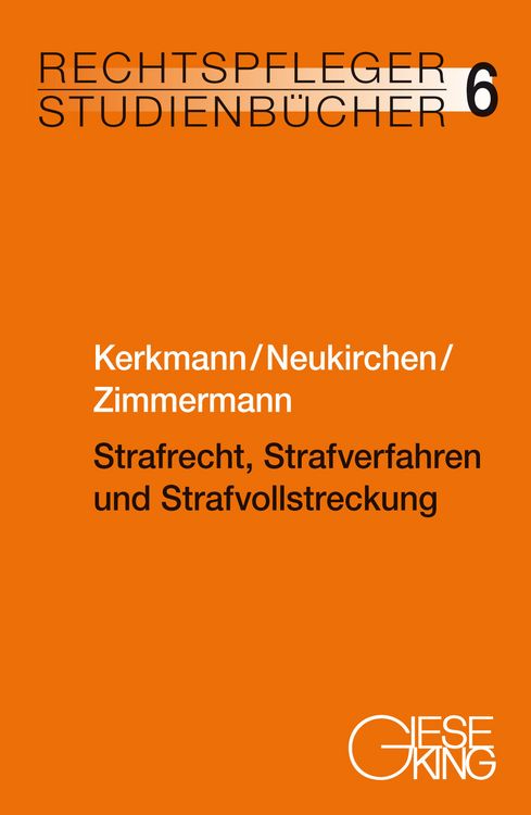Produktbild: Strafrecht, Strafverfahren und Strafvollstreckung