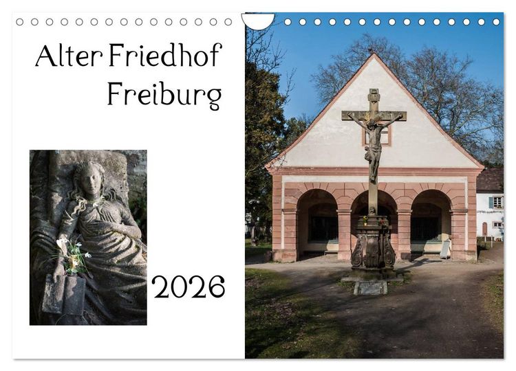Produktbild: Alter Friedhof Freiburg (Wandkalender 2026 DIN A4 quer), CALVENDO Monatskalender