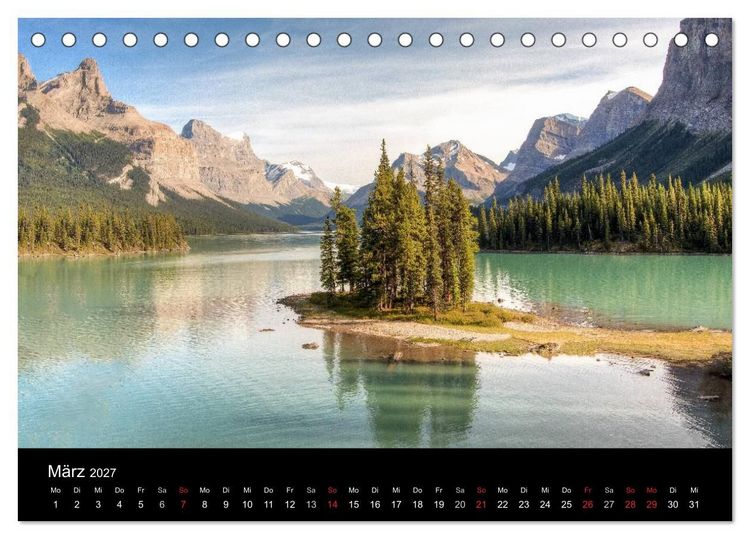 Produktbild: Das "gr&uuml;ne" Nordamerika - Kanada und USA (Tischkalender 2027 DIN A5 quer), CALVENDO Monatskalender