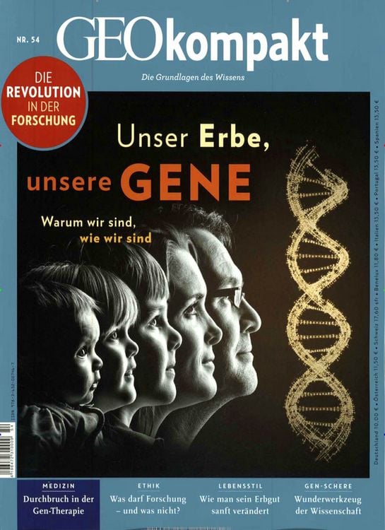 Produktbild: GEOkompakt / GEOkompakt 54/2018 - Unser Erbe, unsere Gene