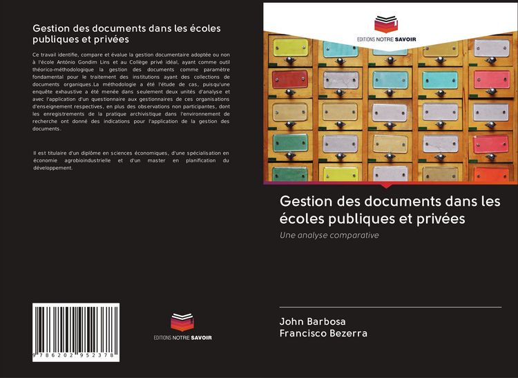 Produktbild: Gestion des documents dans les &eacute;coles publiques et priv&eacute;es