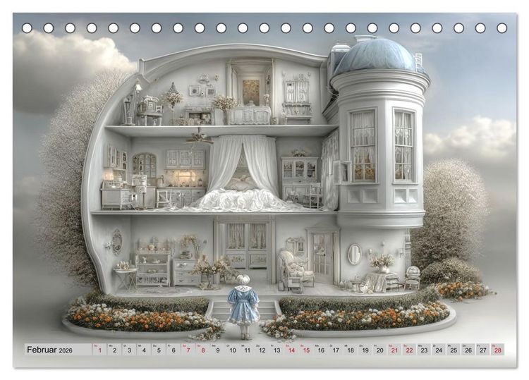 Produktbild: Ein Fl&uuml;stern hinter dem Wei&szlig; (Tischkalender 2026 DIN A5 quer), CALVENDO Monatskalender