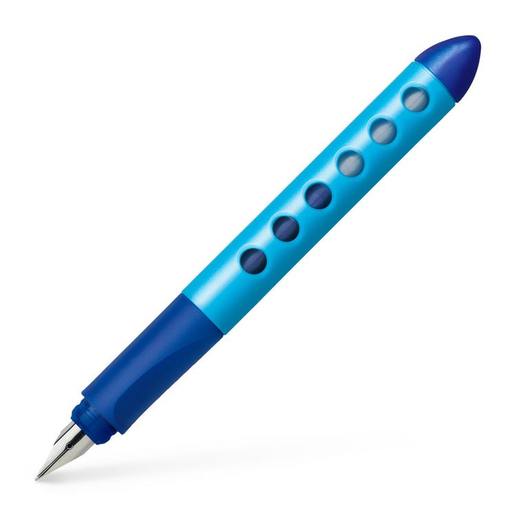Produktbild: Faber-Castell F&uuml;ller Scribolino L blau Linksh&auml;nder