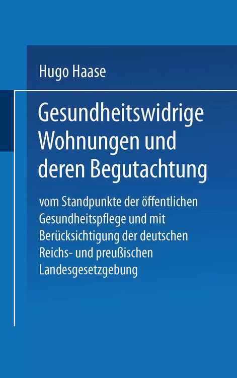 Produktbild: Gesundheitswidrige Wohnungen und deren Begutachtung