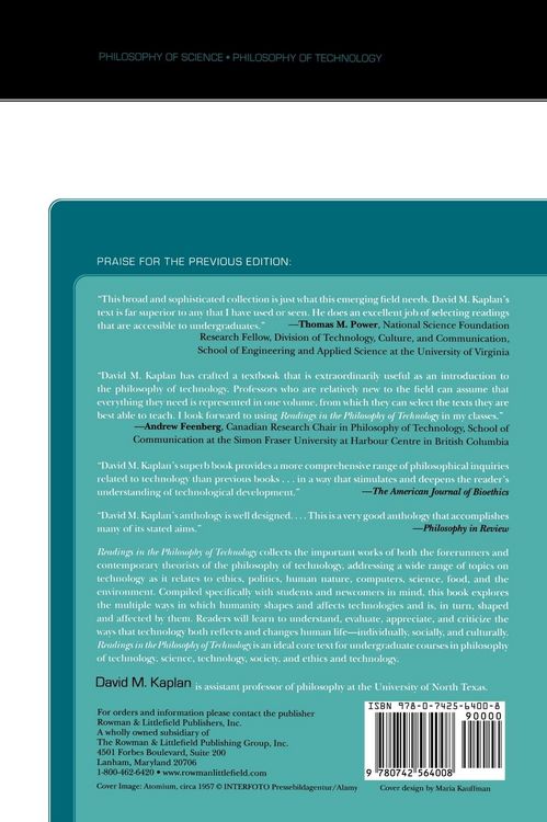 Produktbild: Readings in the Philosophy of Technology