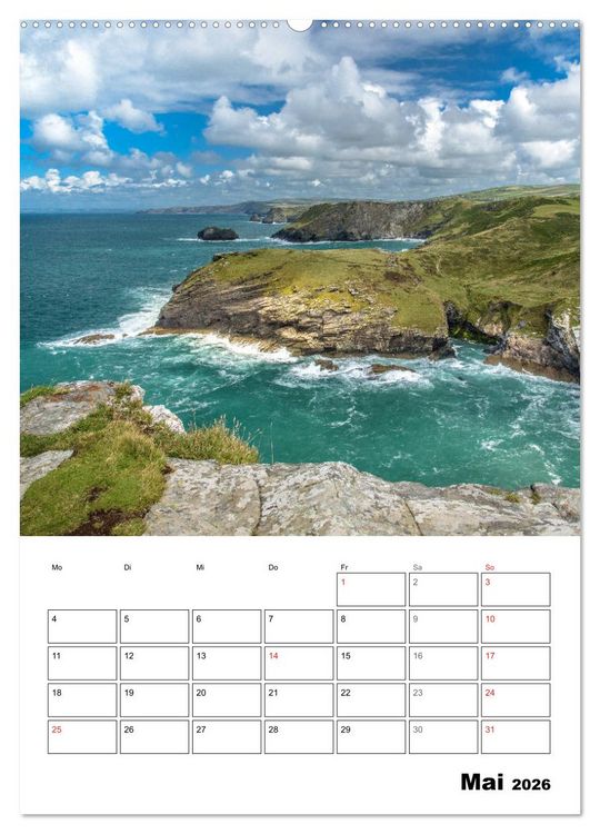 Produktbild: Foto-Momente S&uuml;d-England - Magische Orte (hochwertiger Premium Wandkalender 2026 DIN A2 hoch), Kunstdruck in Hochglanz