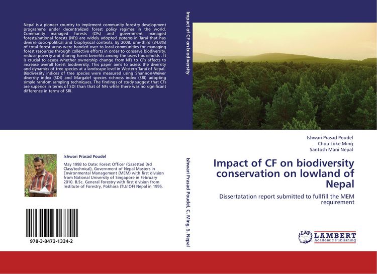 Produktbild: Impact of CF on biodiversity conservation on lowland of Nepal