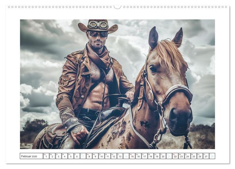 Produktbild: Im Bann des Cowboys (Wandkalender 2026 DIN A2 quer), CALVENDO Monatskalender