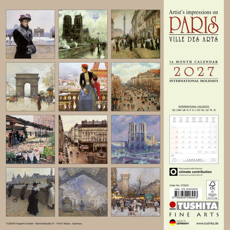 Produktbild: Paris - Ville des Arts 2027