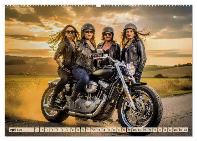 Produktbild: Rockergl&uuml;ck (hochwertiger Premium Wandkalender 2027 DIN A2 quer), Kunstdruck in Hochglanz