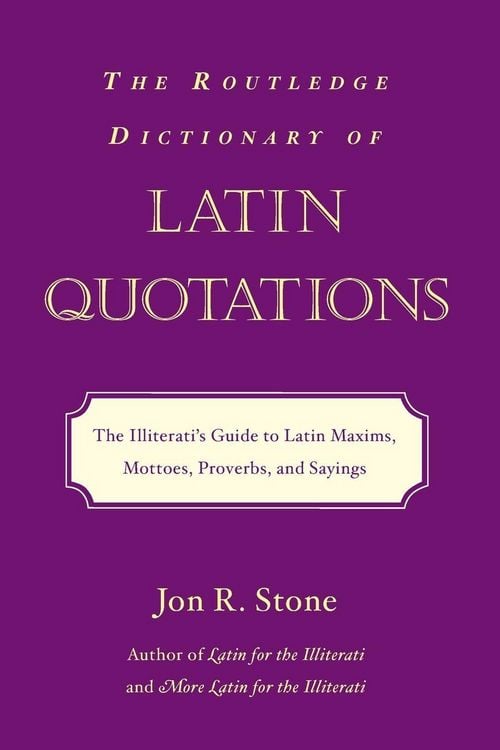 Produktbild: The Routledge Dictionary of Latin Quotations