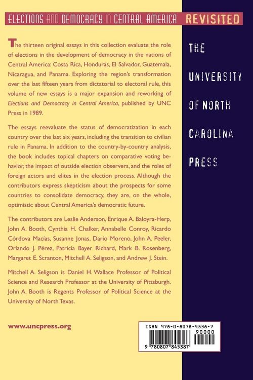 Produktbild: Elections and Democracy in Central America, Revisited
