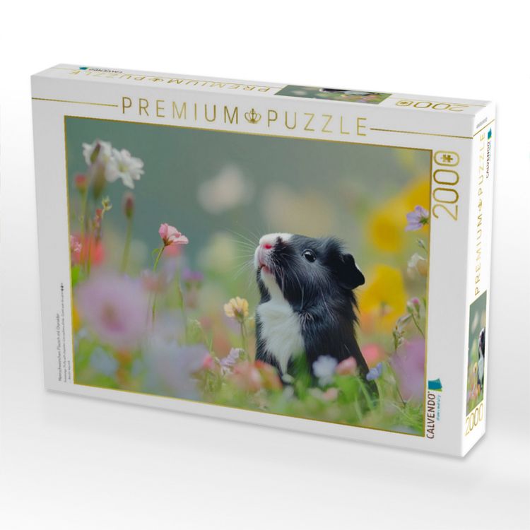 Produktbild: CALVENDO Puzzle Meerschweinchen: Flausch mit Charakter | 2000 Teile Lege-Gr&ouml;&szlig;e 90x67cm Foto-Puzzle f&uuml;r gl&uuml;ckliche Stunden