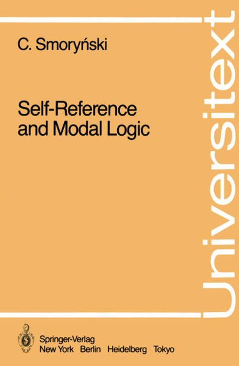 Produktbild: Self-Reference and Modal Logic