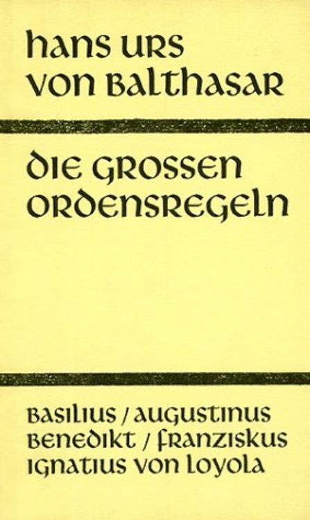 Produktbild: Die grossen Ordensregeln