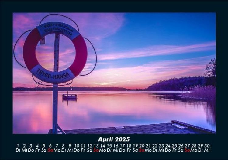 Produktbild: Die Seen der Erde 2025 Fotokalender DIN A5