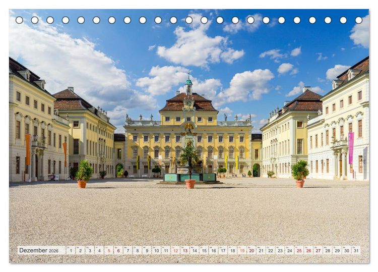 Produktbild: Ludwigsburg Impressionen (Tischkalender 2026 DIN A5 quer), CALVENDO Monatskalender