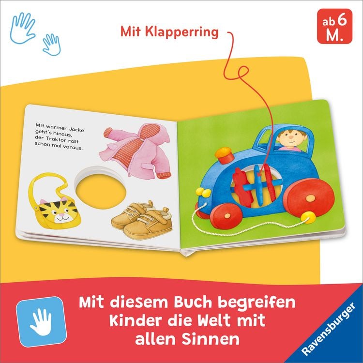 Produktbild: Ministeps: Mein erstes Klapperbuch