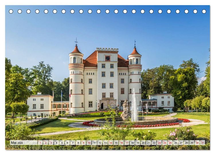 Produktbild: NIEDERSCHLESIEN Sommerliche Impressionen (Tischkalender 2026 DIN A5 quer), CALVENDO Monatskalender