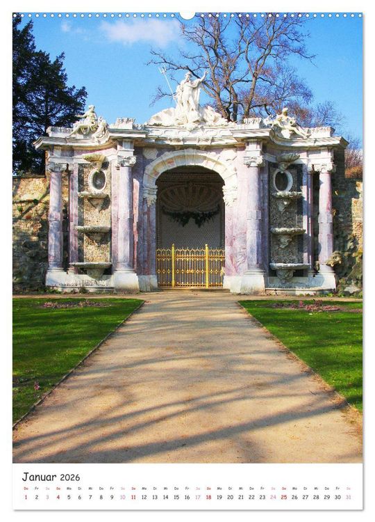 Produktbild: Der Park Sanssouci - ein Traum (Wandkalender 2026 DIN A2 hoch), CALVENDO Monatskalender