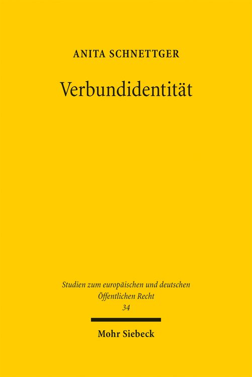 Produktbild: Schnettger, A: Verbundidentit&auml;t