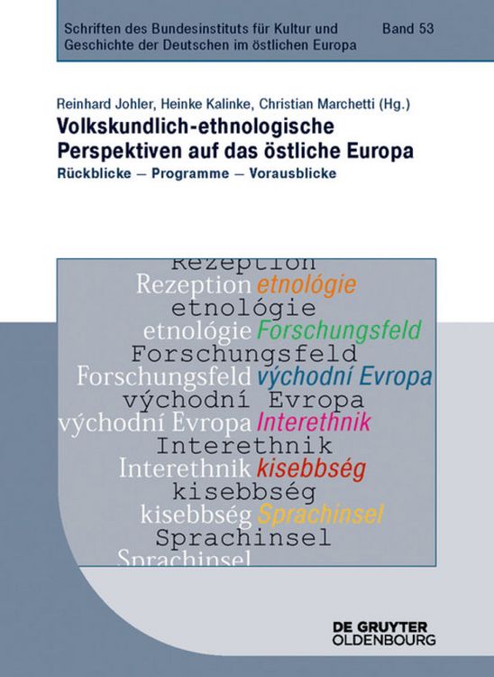 Produktbild: Volkskundlich-ethnologische Perspektiven auf das &ouml;stliche Europa