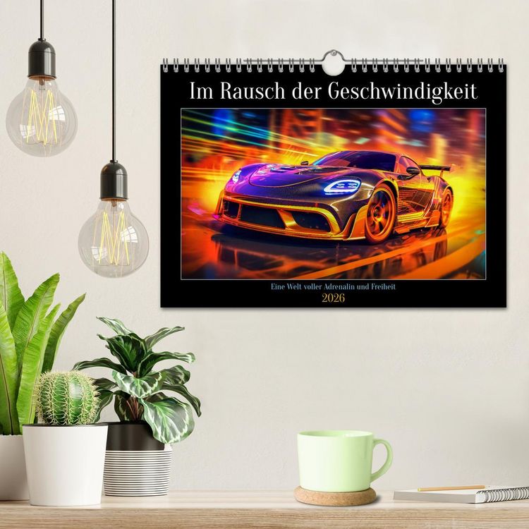 Produktbild: Im Rausch der Geschwindigkeit (Wandkalender 2026 DIN A4 quer), CALVENDO Monatskalender