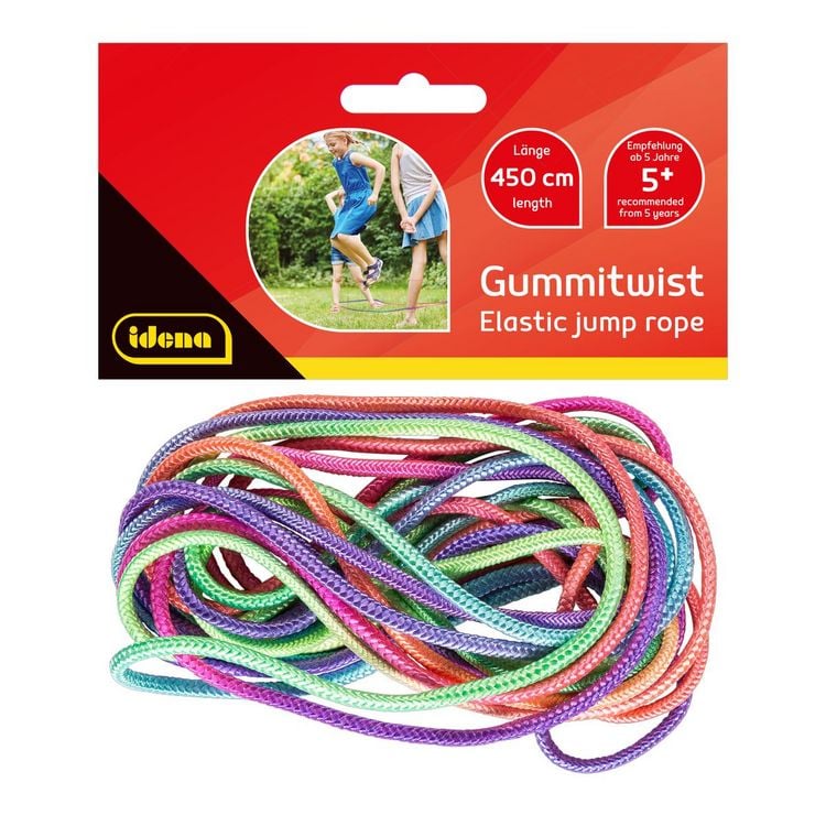 Produktbild: Idena Gummitwist Seil mehrfarbig 440cm
